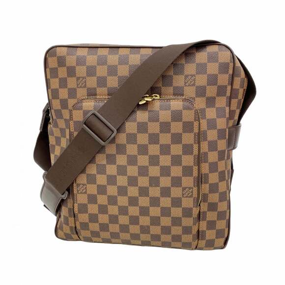LOUIS VUITTON Handbags - Louis Vuitton Damier Olaf GM Shoulder Bag N41440 Ebene Women's P2879359